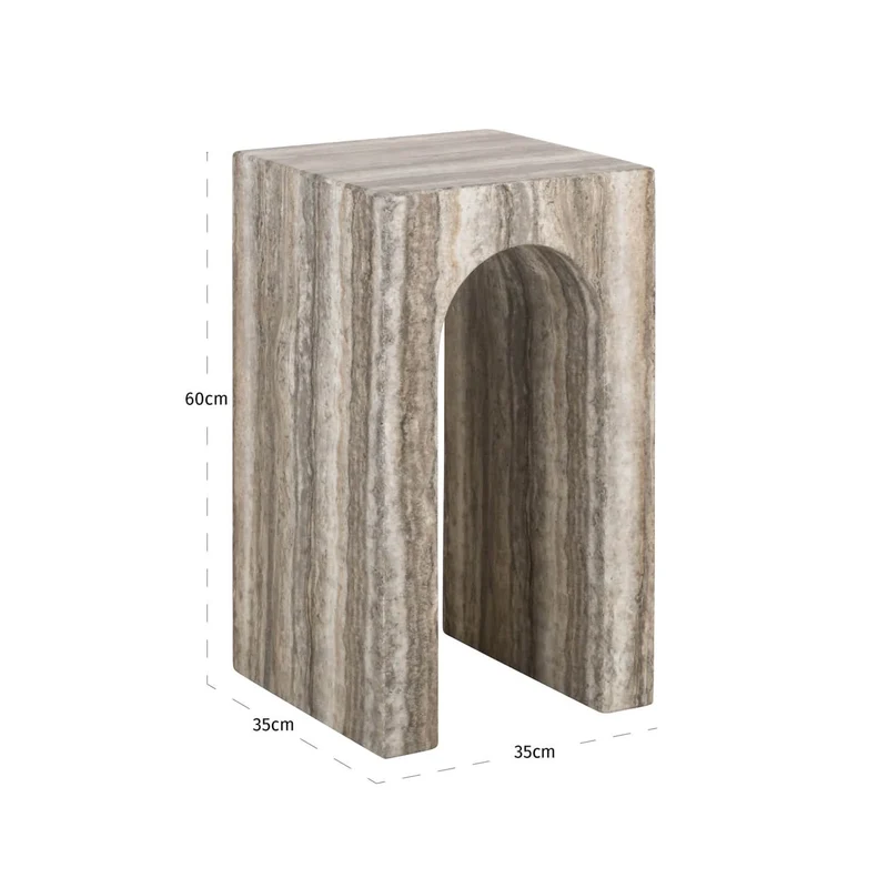 Richmond Interiors Beistelltisch Dulce Grey