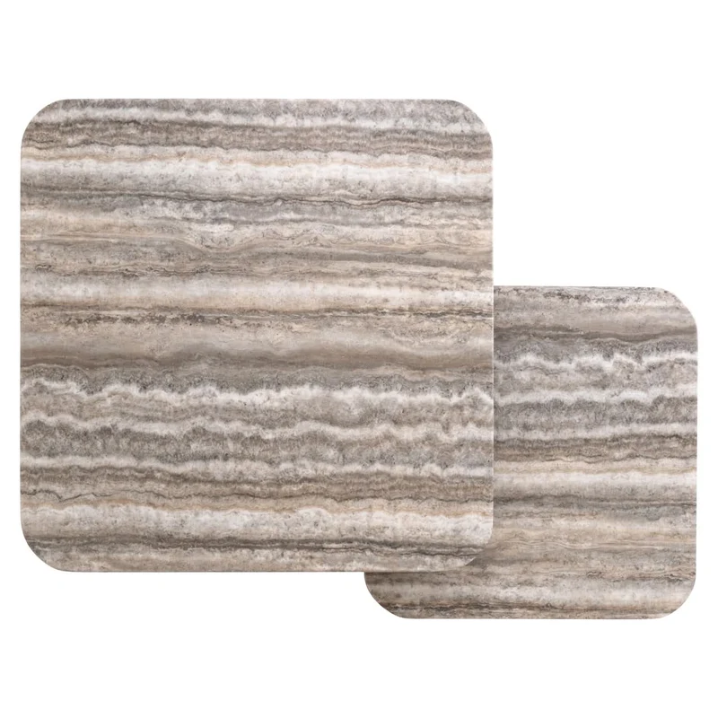 Richmond Interiors Couchtisch Dulce Grey (Denizly) – Set aus 2