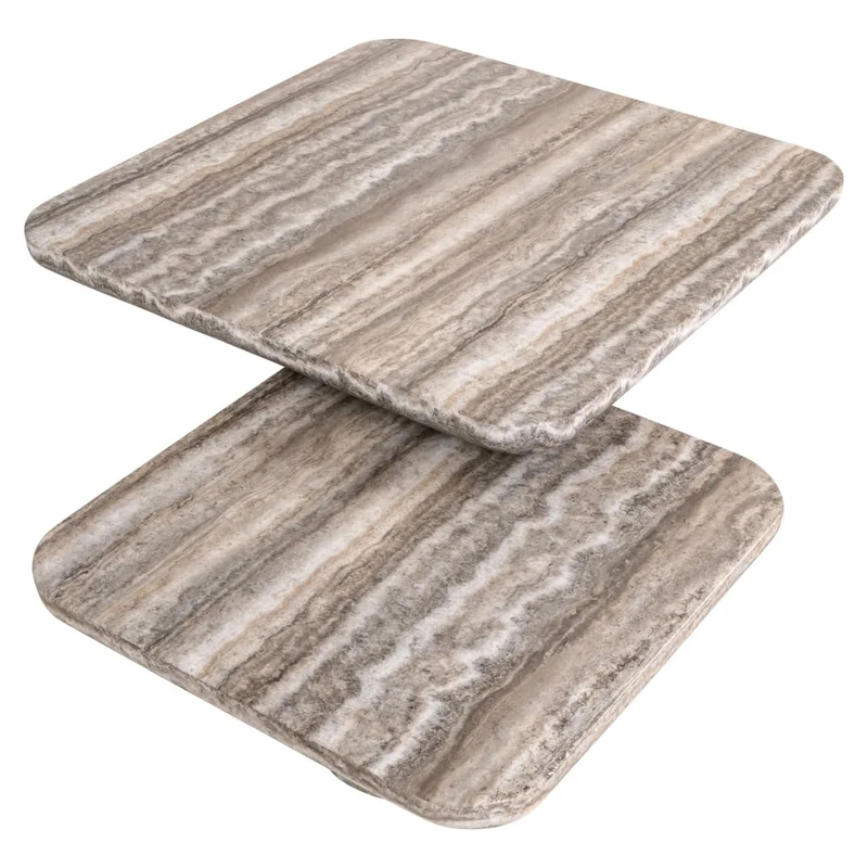 Richmond Interiors Couchtisch Dulce Grey (Denizly) – Set aus 2