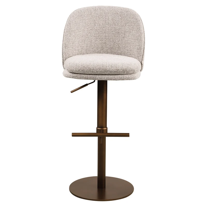 Richmond Interiors Barhocker Vesper mocca fancy