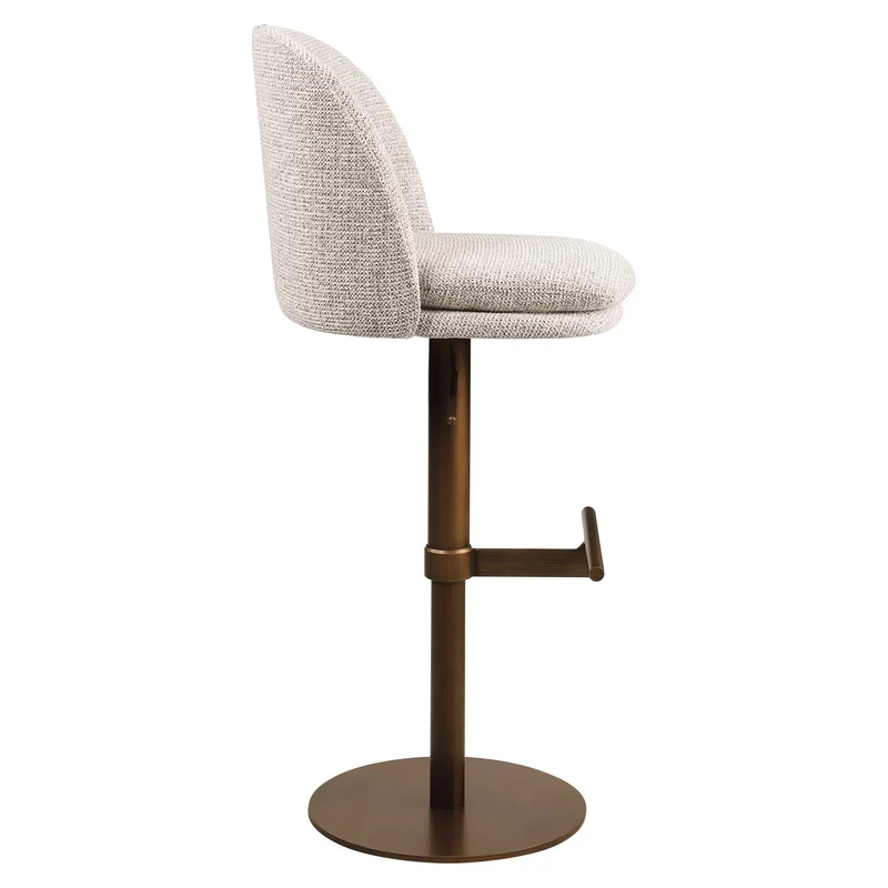 Richmond Interiors Barhocker Vesper mocca fancy