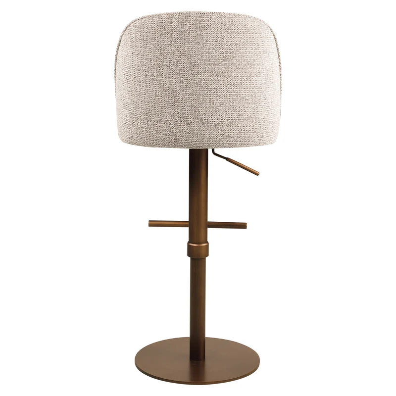 Richmond Interiors Barhocker Vesper mocca fancy