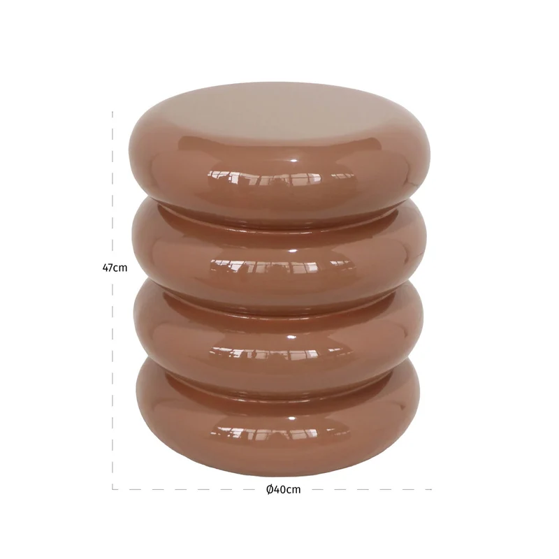 Richmond Interiors Beistelltisch Indie mocha mousse