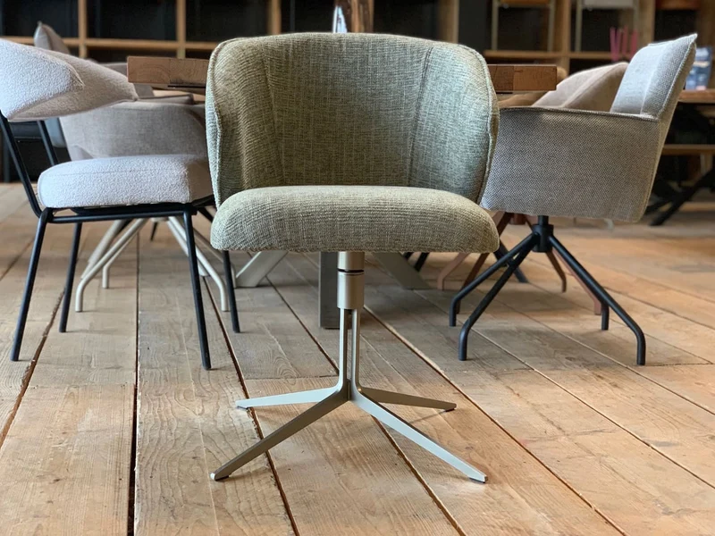 Polsterstuhl drehbar Stoff S203G