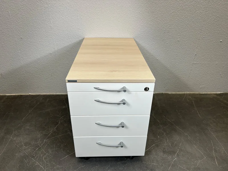Palmberg Rollcontainer Akazie / Weiß
