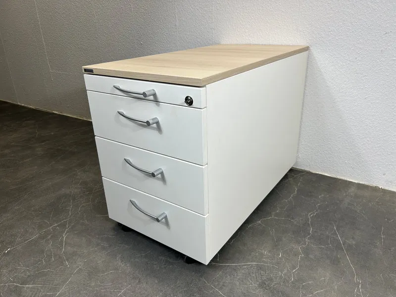 Palmberg Rollcontainer Akazie / Weiß