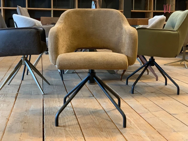Drehbarer Esszimmer Stuhl Stoff S36D