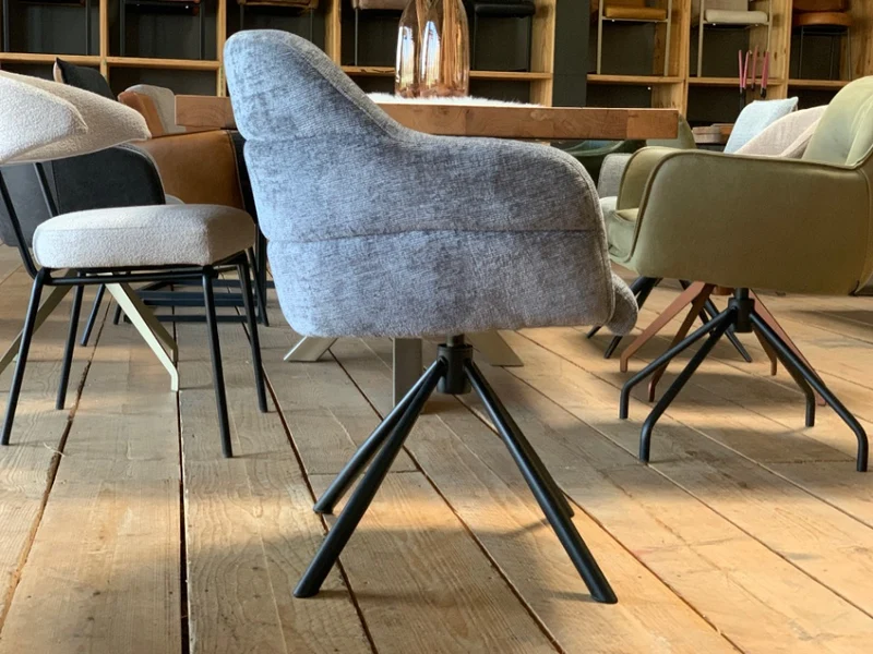 Esszimmerstuhl drehbar Stoffbezug S30DS