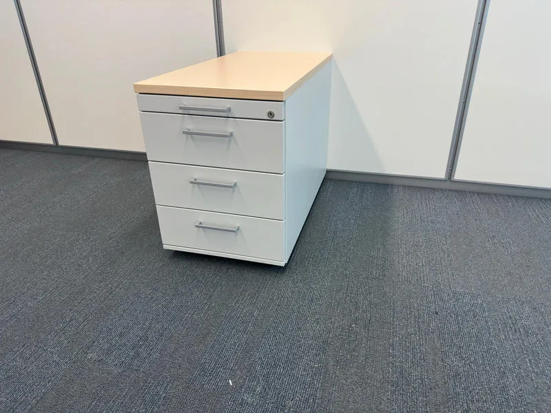 Coneon Standcontainer Grau / Ahorn