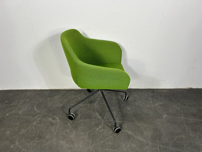 Brunner Crona 6383 Konferenzstuhl auf Rollen Grün