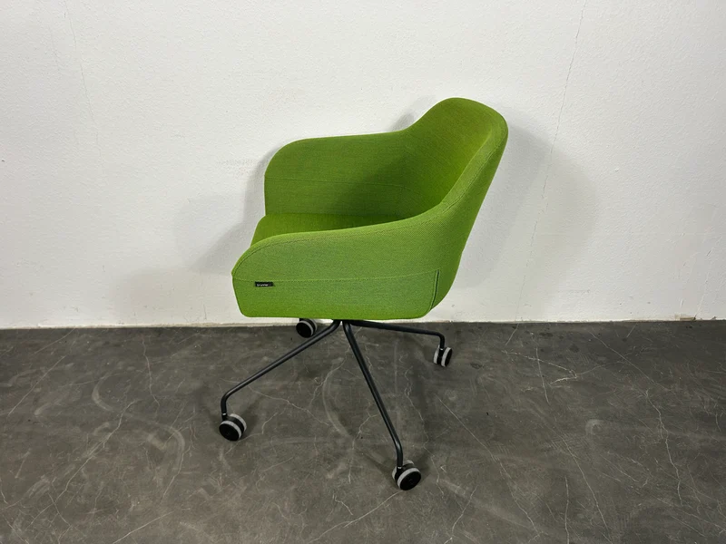 Brunner Crona 6383 Konferenzstuhl auf Rollen Grün