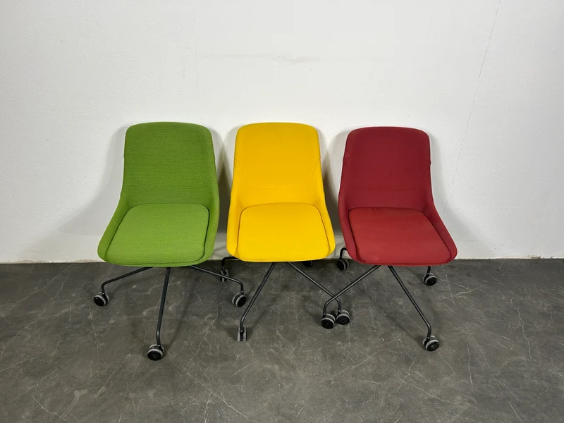Brunner Crona 6383 Konferenzstuhl auf Rollen Rot