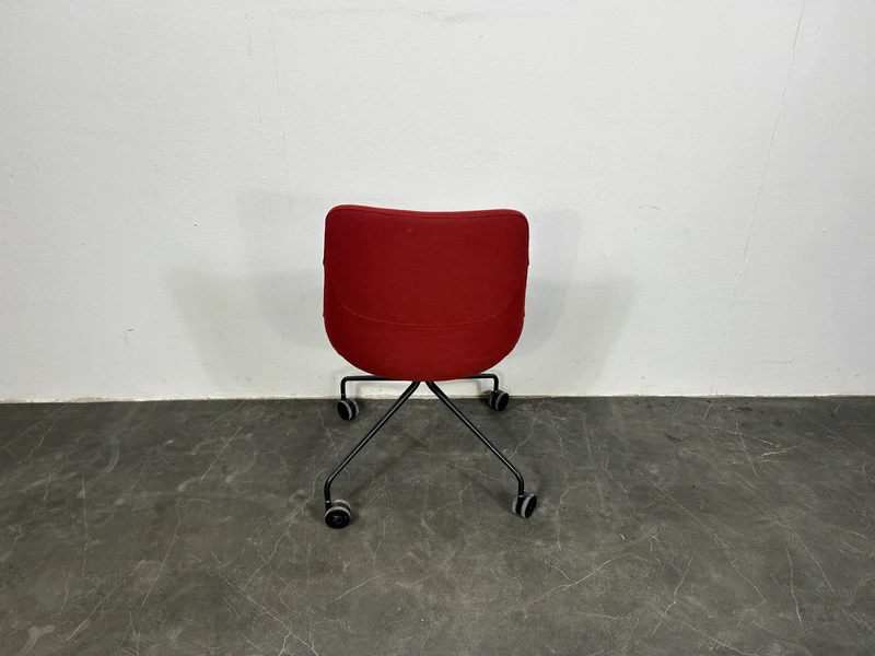 Brunner Crona 6383 Konferenzstuhl auf Rollen Rot