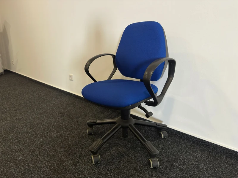 Bürodrehstuhl Blau