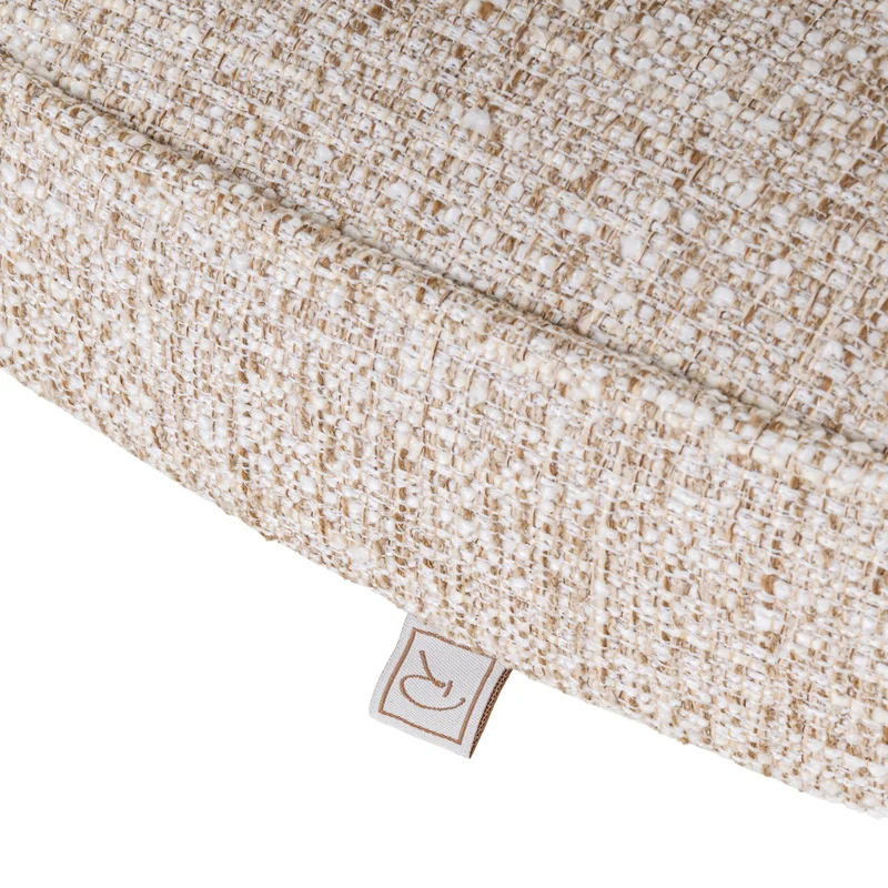 Richmond Interiors Esszimmerstuhl Mori cream tweed fire retardant