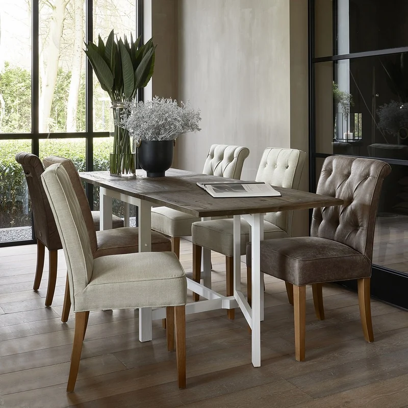 Riviera Maison Esszimmerstuhl Hampton Classic Coffee Pellini