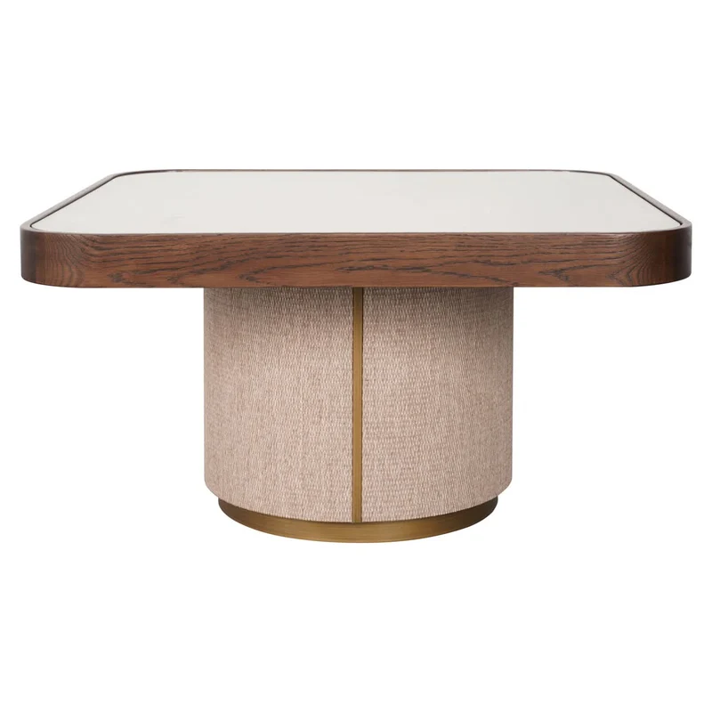 Richmond Interiors – Couchtisch Willox Brown (2er-Set, inkl. Glasplatte)