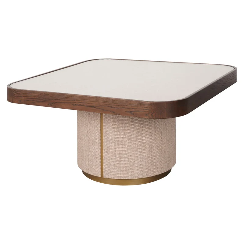 Richmond Interiors – Couchtisch Willox Brown (2er-Set, inkl. Glasplatte)