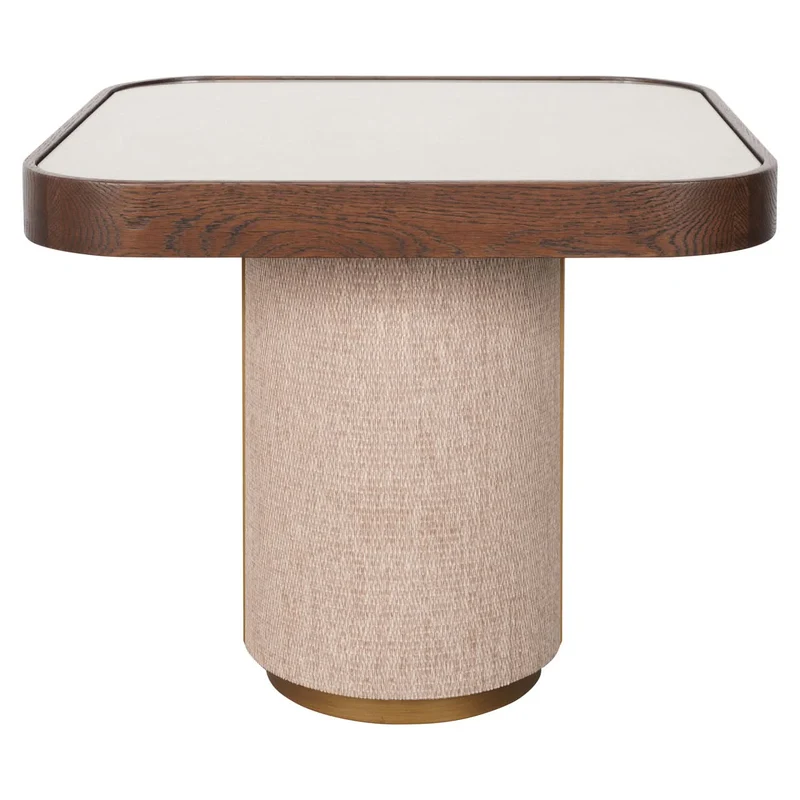 Richmond Interiors – Beistelltisch Willox Brown (inkl. Glasplatte)