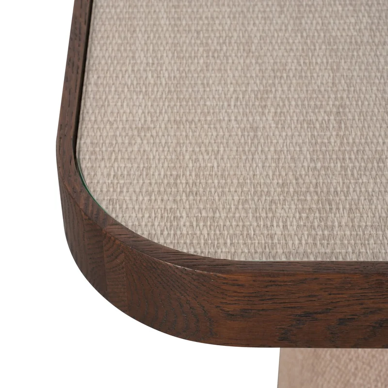 Richmond Interiors – Beistelltisch Willox Brown (inkl. Glasplatte)