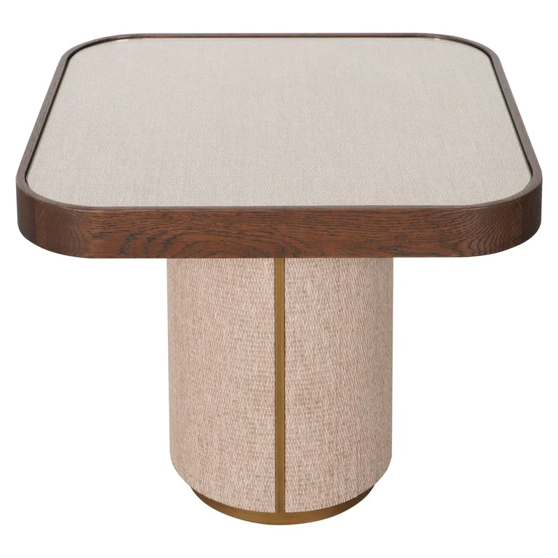 Richmond Interiors – Beistelltisch Willox Brown (inkl. Glasplatte)