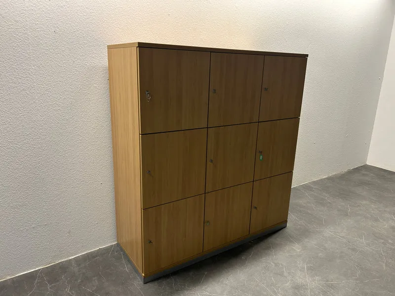 Schließfachschrank Spind Buche