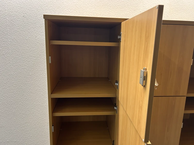 Schließfachschrank Spind Buche