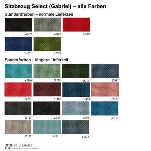 Aeris Swopper mit schwarzem Gestell, Gleitern & Wollbezug Select in allen Farben