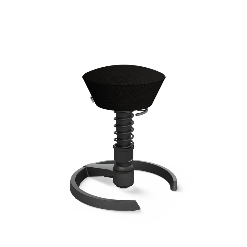Aeris Swopper mit Gestell schwarz, Gleiter und Bezug Mesh