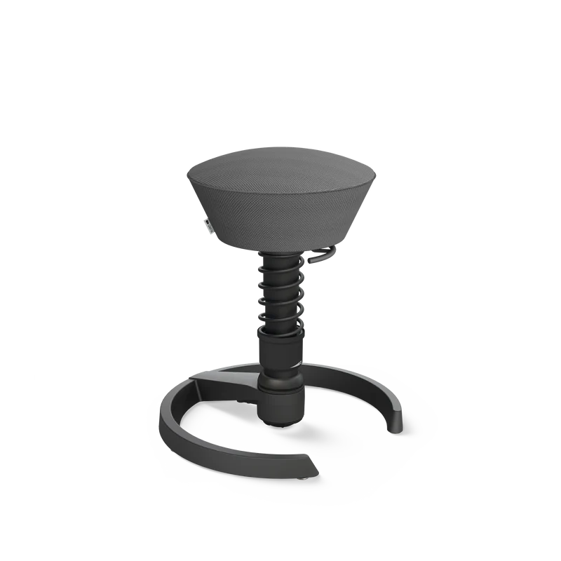 Aeris Swopper mit Gestell schwarz, Gleiter und Bezug Mesh