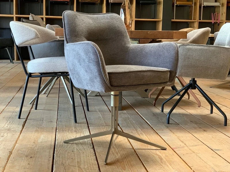 Designer Esszimmer Drehstuhl S26G