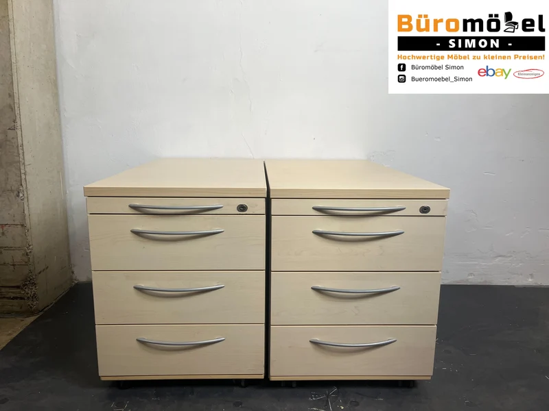 König & Neurath Rollcontainer Ahorn