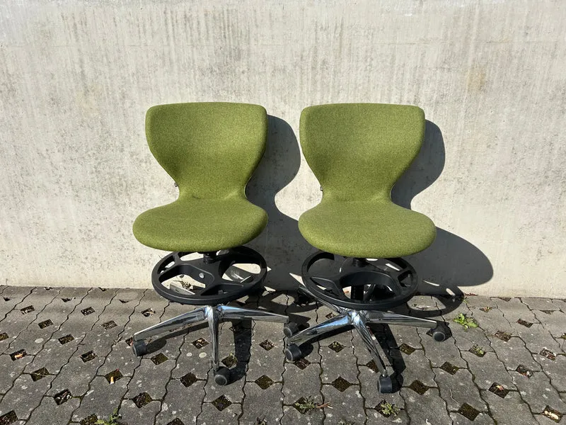 VS Verner Panton Bürodrehstuhl Grün,Blau,Grau,Rot