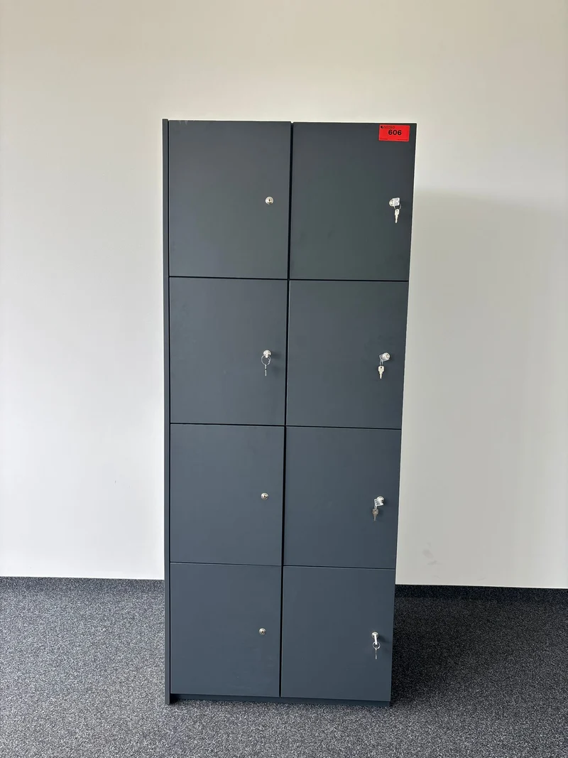 Palmberg Prisma 2 Schließfachschrank Anthrazit