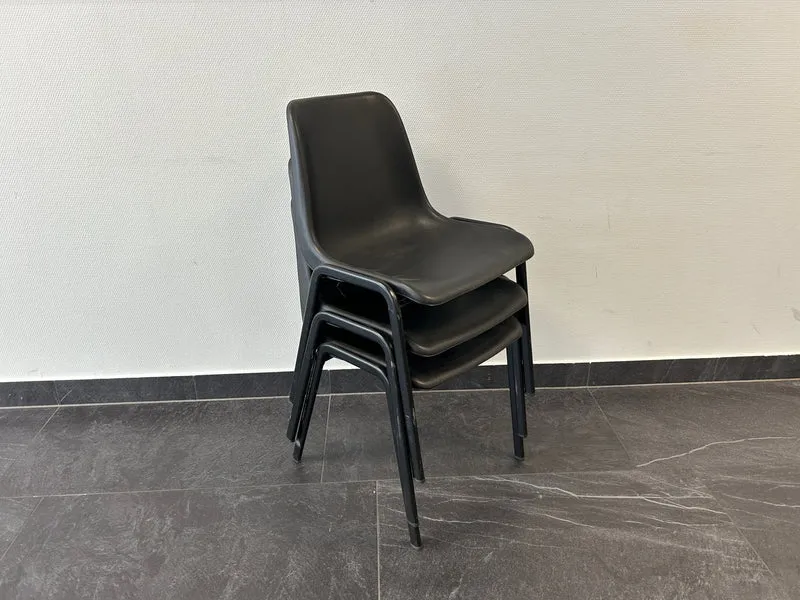 Stapelstuhl Konferenzstuhl Schwarz