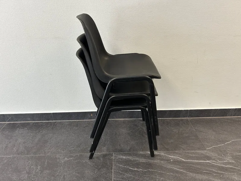 Stapelstuhl Konferenzstuhl Schwarz