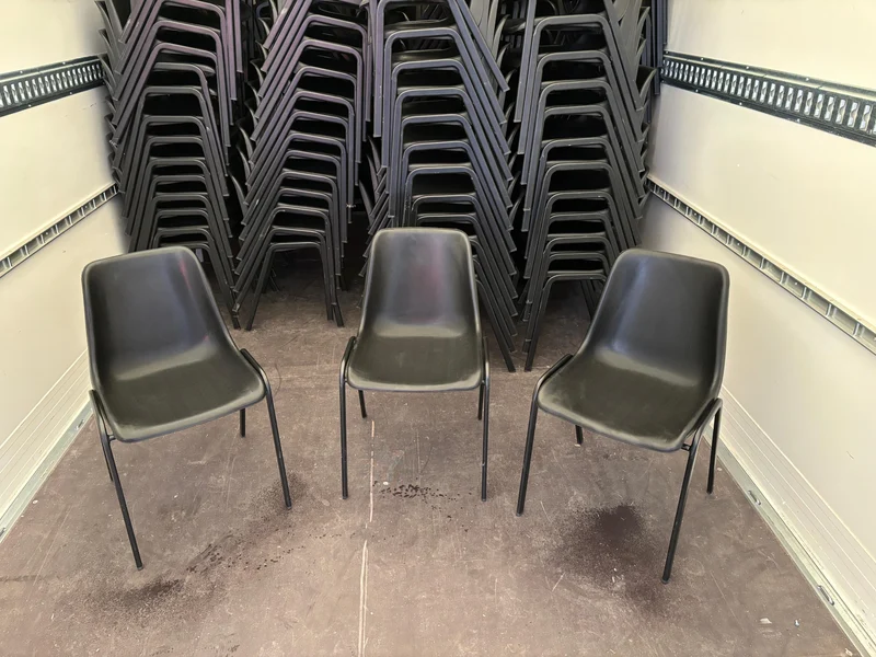 Stapelstuhl Konferenzstuhl Schwarz