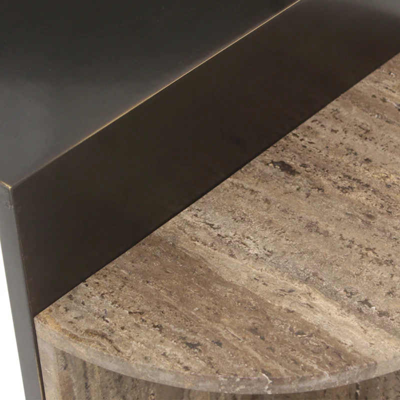 Richmond Interiors – Beistelltisch Russo Brown