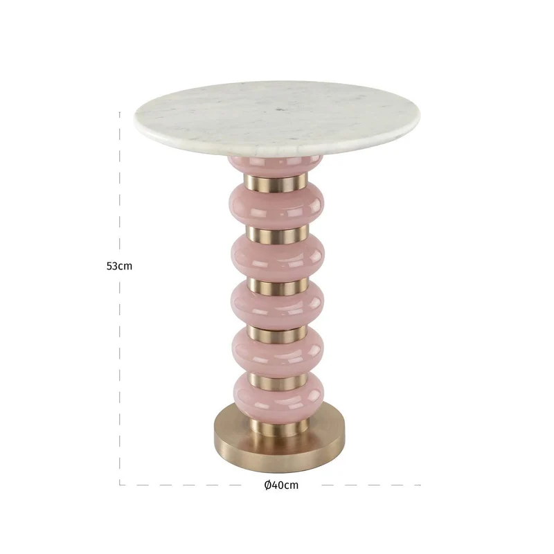 Richmond Interiors Beistelltisch Villeray pink