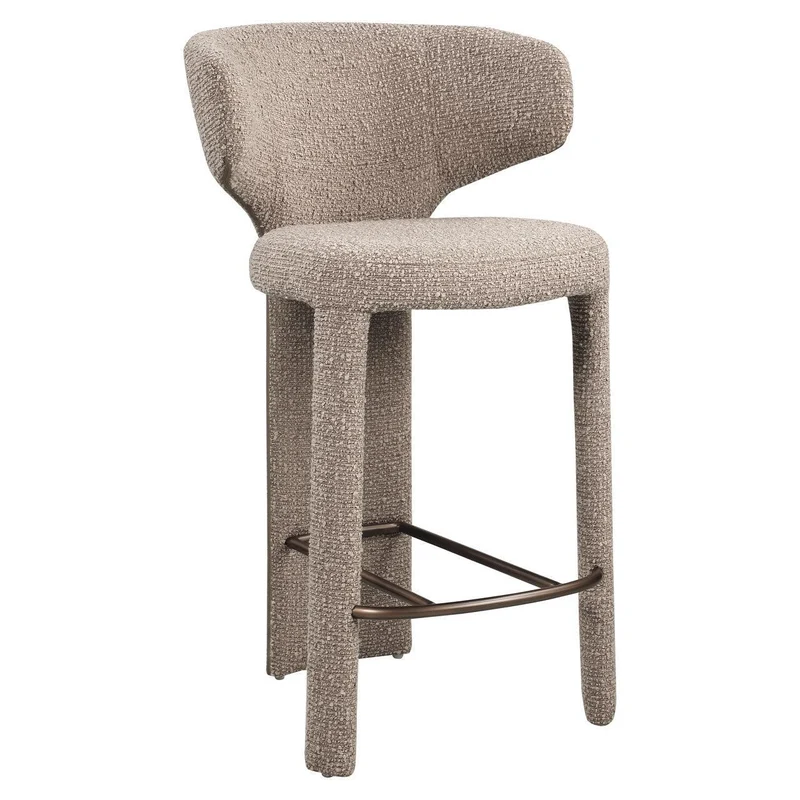 Richmond Interiors Thekenstuhl Viola mocca chunky