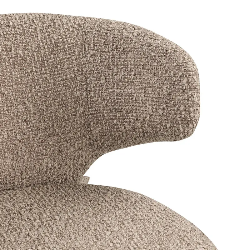 Richmond Interiors Thekenstuhl Viola mocca chunky