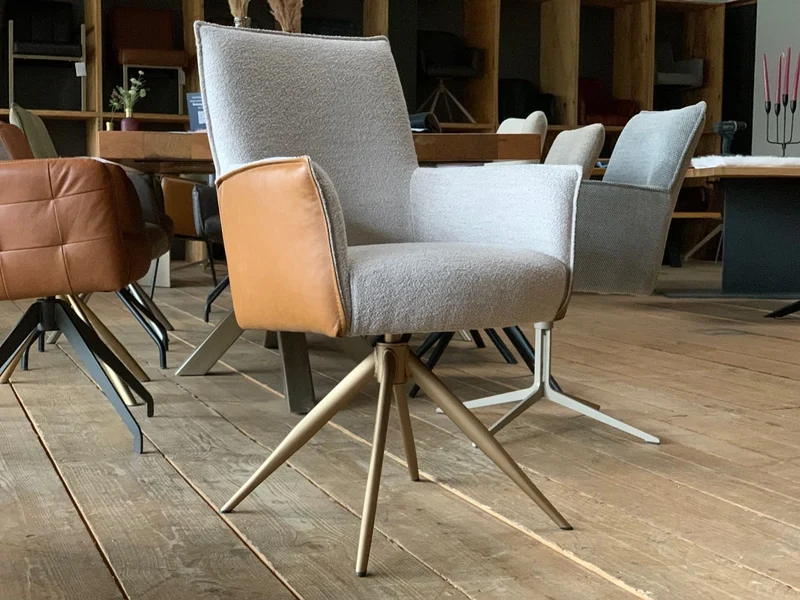 Moderner Design Esszimmerstuhl drehbar HR081T