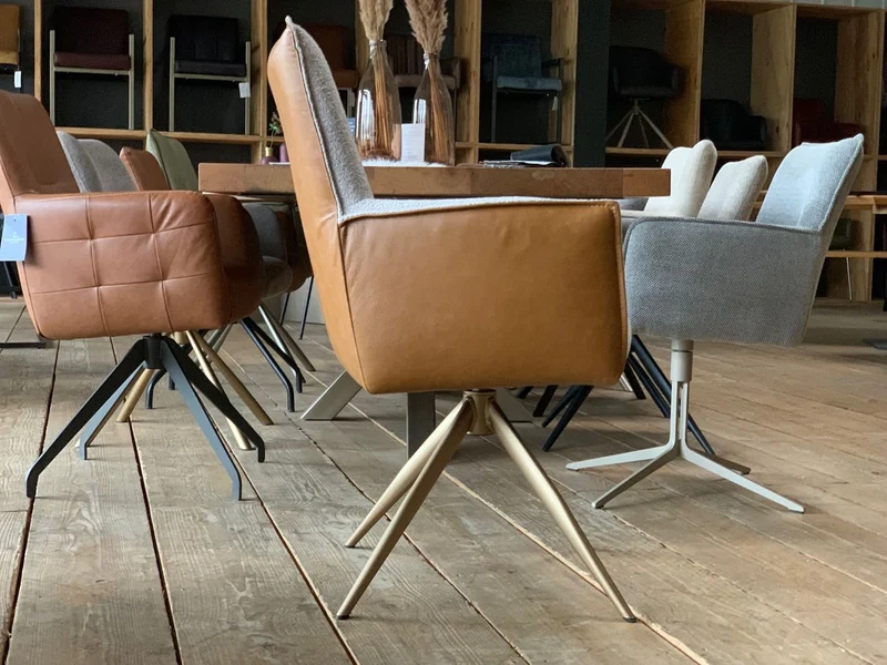 Moderner Design Esszimmerstuhl drehbar HR081T