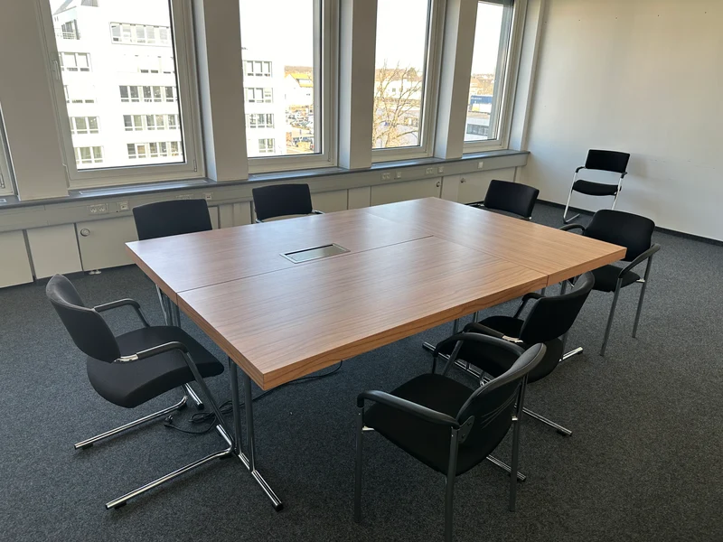 Konferenztisch Klapptisch Nussbaum