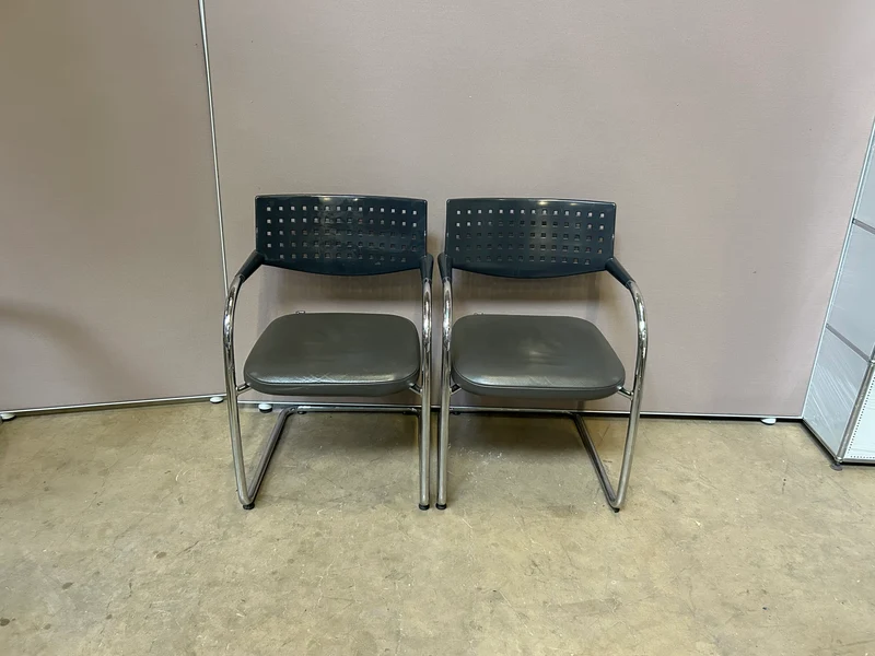 Vitra Visavis Visasoft Leder Konferenzstuhl