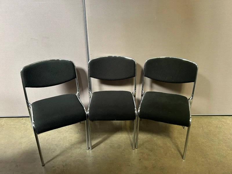 Konferenzstuhl Schwarz