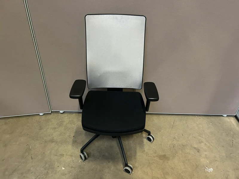 Bürodrehstuhl Schwarz/Weiß