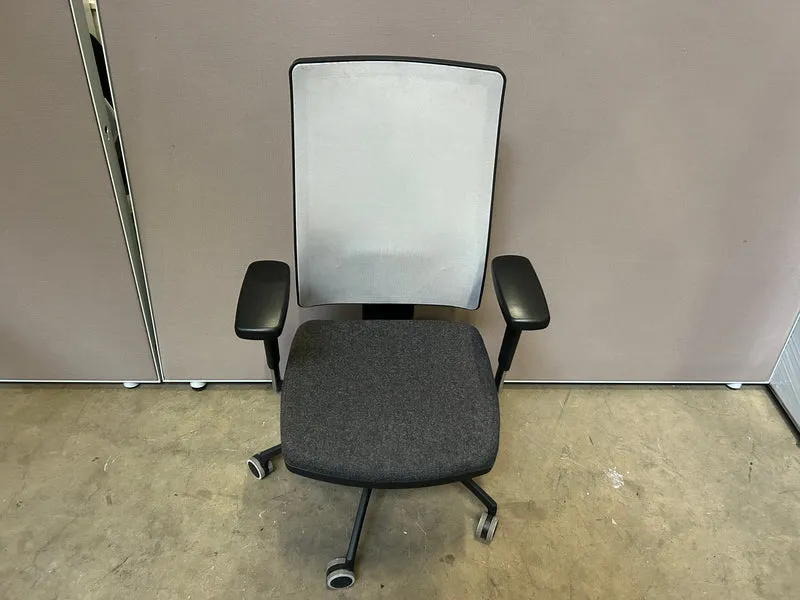Bürodrehstuhl Schwarz/Weiß