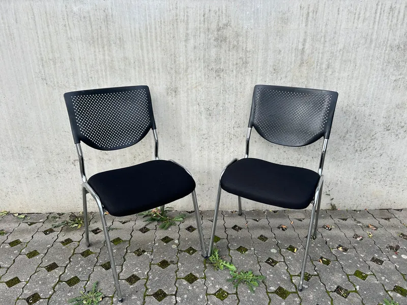 Heute-wohnen Konferenzstuhl Schwarz