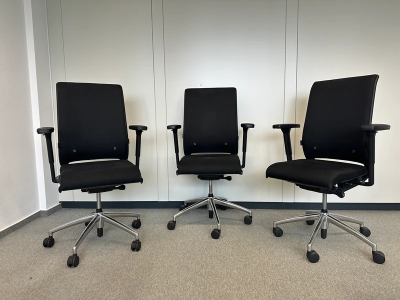Interstuhl Hero Bürodrehstuhl Schwarz
